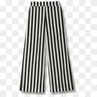 Vimma Trousers Ilona Stripes Black White Xs L - Skirt, HD Png Download