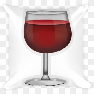 Emoji Pillow Wine Glass Just Emoji Png Emoji Wine Glass - Snifter, Transparent Png