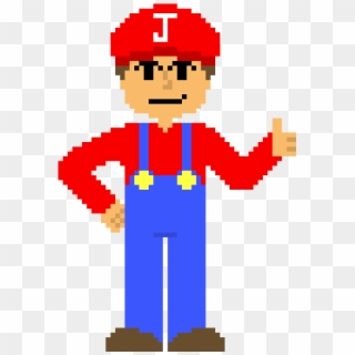 Super Mario Mii - Mii Pixel Art, HD Png Download