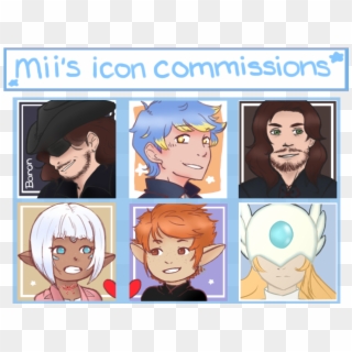 5$ Icon Commissions Are Still Open Each Icon Comes - Cartoon, HD Png Download