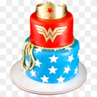 Wonder Woman Colours Tier Crown - Wonder Woman Cake, HD Png Download