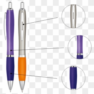 Durable Pocket Clip Thick Barrel And Ergonomic Contour - Writing Implement, HD Png Download