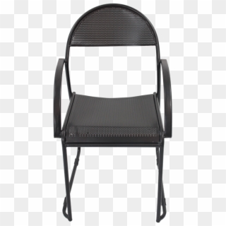 Perforated Metal Chair - Chair, HD Png Download