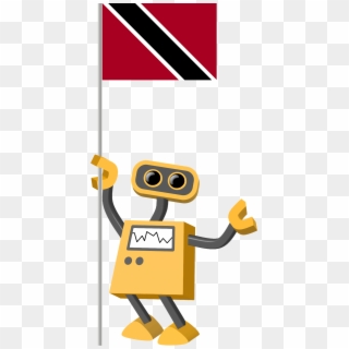 Flag Bot, Trinidad And Tobago - Transparent Background Canada Flag Clipart, HD Png Download