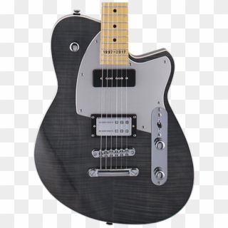 Reverend Double Agent Og 20th Anniversary Black Flame - Electric Guitar, HD Png Download