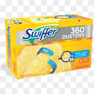 Duster Swiffer 360 Refill Yellow/white Microfiber - Swiffer Duster Refills, HD Png Download