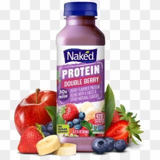 Naked Juice Meet The Family Egg Roll Wrappers, Breakfast - Naked Smoothie Berry Blast, HD Png Download