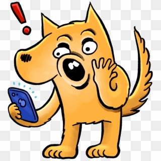 Ken The Voting Dingo Gasps At Something On His Smartphone, HD Png Download