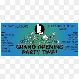Our Grand Opening Party Time Is This Friday, HD Png Download