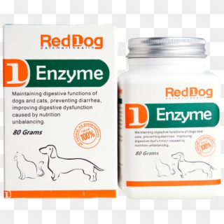 Red Dog Reddog Enzymes Intestinal Agent 80g/bottle - Dog, HD Png Download