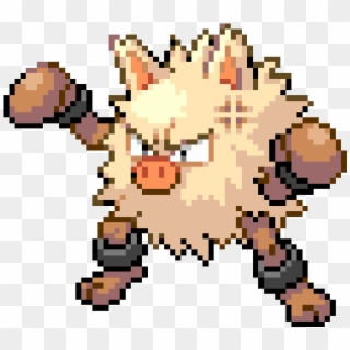 Primeape - Pokemon Pixel Art Primeape, HD Png Download