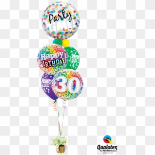 P117 Party Time 30th Bouquet - Balloon, HD Png Download