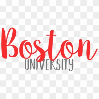 Boston University Click The Link In My Bio To Shop - Calligraphy, HD Png Download