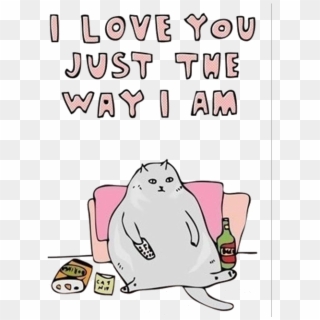 My Edit Cats Transparent Fat Cat Source Needed - Happy Funny Valentines Day Quotes, HD Png Download