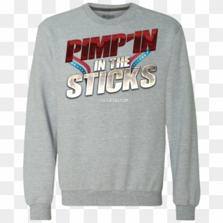 Pimp'in In The Sticks Flag Sweatshirt - Long-sleeved T-shirt, HD Png Download