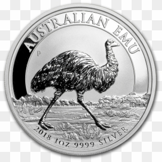 Buy 2018 Australia 1 Oz Silver Emu Bu Coin Online - Silver, HD Png Download