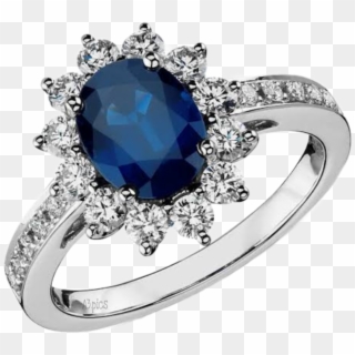 #ring #rings #dimond #dimondsticker #dimonds - Sunburst Sapphire Ring, HD Png Download