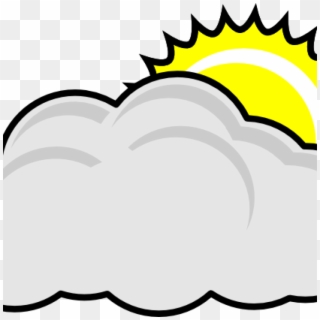 Sunshine Clipart Cloudy, HD Png Download
