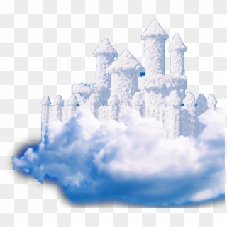#castle #clouds #fantasy #cloud #creative #heaven - Cloud, HD Png Download