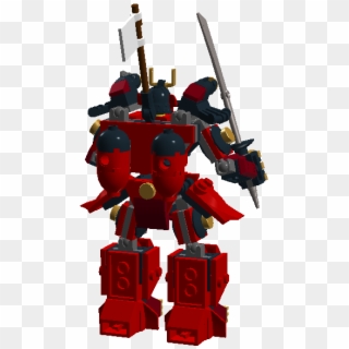 Samurai Micro Mech Back - Mecha, HD Png Download