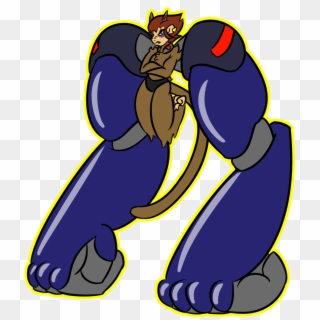 Mech-key - Cartoon, HD Png Download