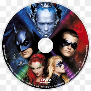 Batman & Robin Dvd Disc Image - Batman And Robin Cd, HD Png Download