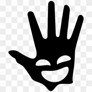 Creative Clipart Hand Palm - Smile, HD Png Download