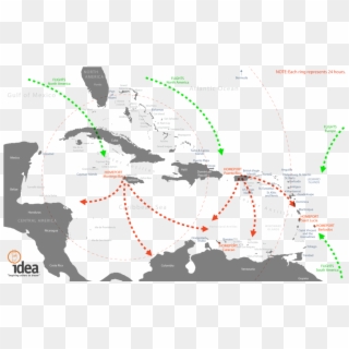 Idea Homeports-caribbean - Map, HD Png Download