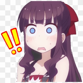 Anime Surprised - Background Hifumi New Game, HD Png Download