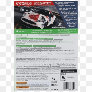Need For Speed Rivals Complete Back - Ps4 Need For Speed Rivals, HD Png Download