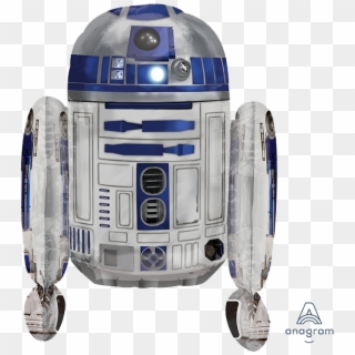 Star Wars R2-d2 Supershape Balloon - R2d2 Star Wars Balloons, HD Png Download