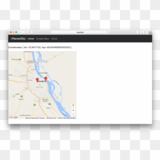 Angular 2 And Google Maps Example - Atlas, HD Png Download