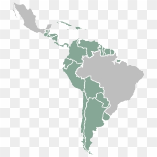 America Latina Mapa Png - Quebec Part Of Latin America, Transparent Png