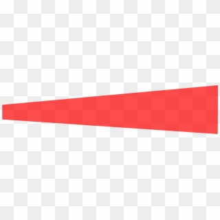 Banner Rojo Png - Transparent Red Triangle Png, Png Download