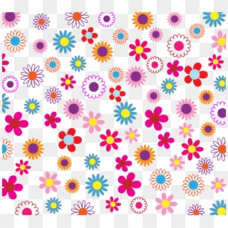 Medium Image - Colorful Floral Background Patterns, HD Png Download