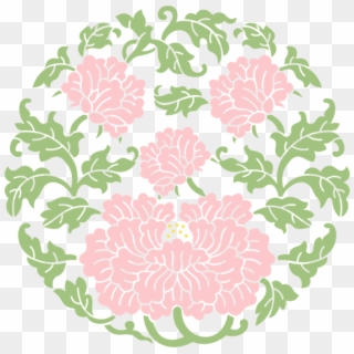 Free Png Download Floral Ornament Transparent Clipart - Chinese Flower Pattern Vector, Png Download