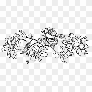 Exclusive Floral Pattern, Provence - Line Art, HD Png Download