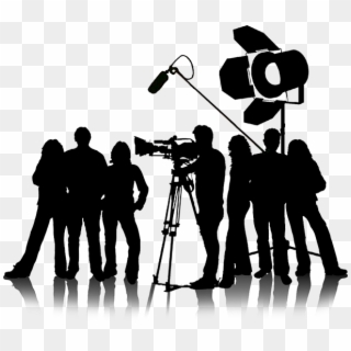 Film Drawing Video Production - Film Crew Png, Transparent Png