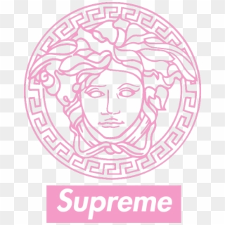 “versace X Supreme Lmao This Would Never Happen By - Versace Logo No Background, HD Png Download