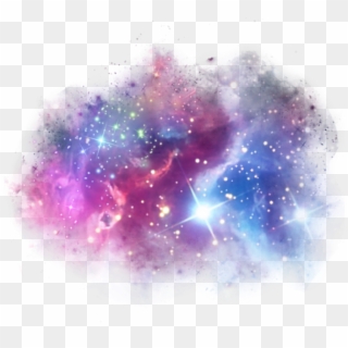 Effect Glitter Galaxy Ftestickers Stickers Autocollants - Space Transparent Galaxies Png, Png Download