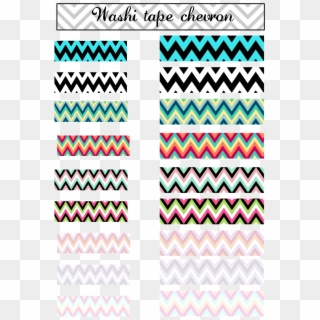 Clipart Black And White Download Washi Tape Freebie - Pufe Mykonos Zig Zag, HD Png Download