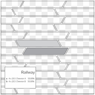 Tile Pattern Railway - Line Art, HD Png Download