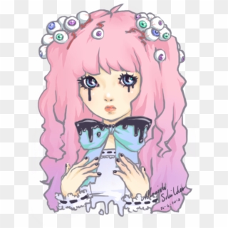 Pastel Goth, Kawaii, And Pastel Image - Anime Drawing Gothic Pastel, HD Png Download