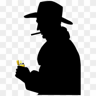 This Free Icons Png Design Of Cowboy Smoking, Transparent Png