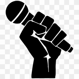 Mic, Microphone, Music, Fist - Microphone Png, Transparent Png