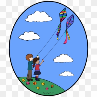 Flying Kites Clipart Illustration - Kite Clip Art Free, HD Png Download