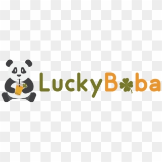 Lucky Boba Draft 3 02 49 - Boba Tea Logos, HD Png Download