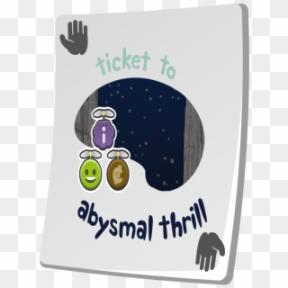 Misc Paradise Ticket Abysmal Thrill Clipart Icon Png - Label, Transparent Png