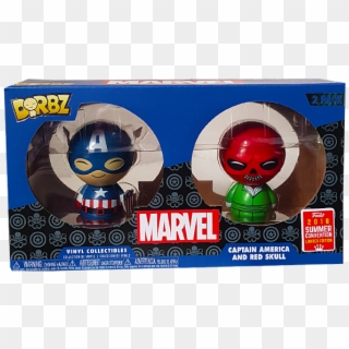 Captain America & Red Skull Sdcc 2018 Exclusive Dorbz - Captain America, HD Png Download