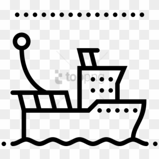 Free Png Moored Boat Icon, Transparent Png